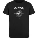 Fernweh – Kinder Organic T-Shirt – black