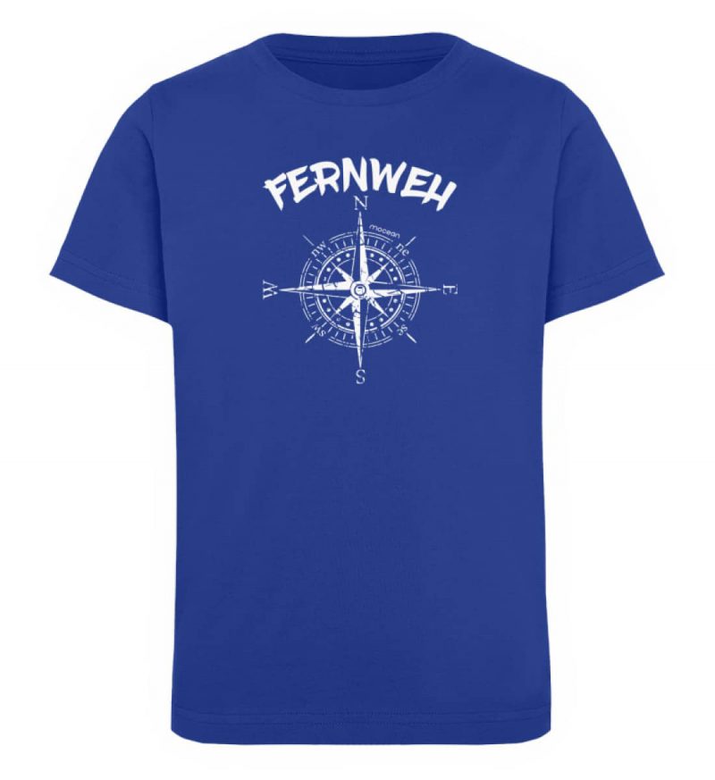 Fernweh - Kinder Organic T-Shirt - royal blue