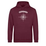 Fernweh – Light Unisex Bio Hoodie – burgundy