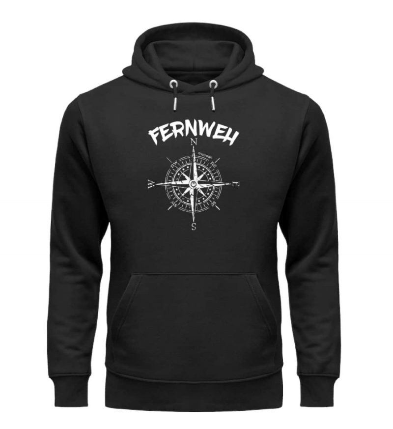 Fernweh - Premium Unisex Bio Hoodie - schwarz