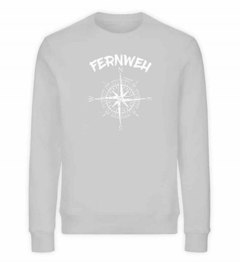 Fernweh - Unisex Organic Sweater - heathergrey