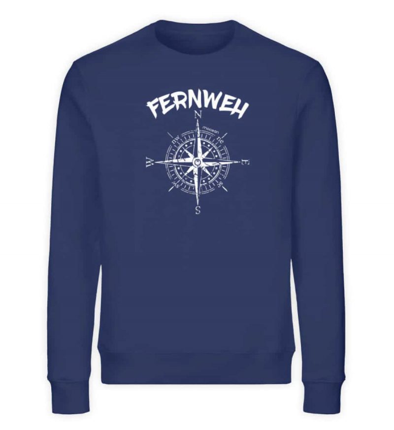 Fernweh - Unisex Organic Sweater - navy