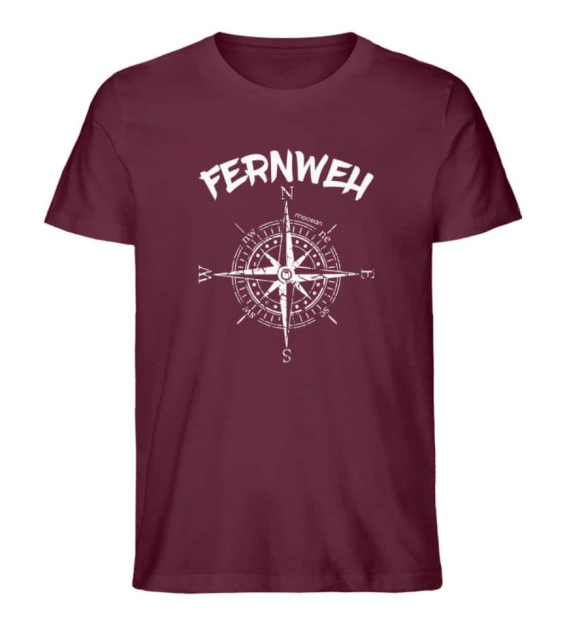Fernweh - Unisex Bio T-Shirt - burgundy