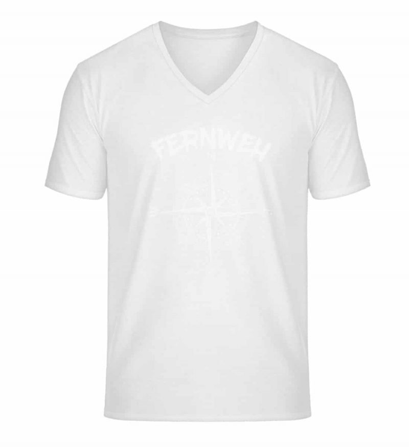 Fernweh - Unisex Bio V T-Shirt - white
