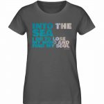 Into the Sea – Damen Premium Bio T-Shirt – anthracite