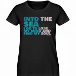 Into the Sea – Damen Premium Bio T-Shirt – black