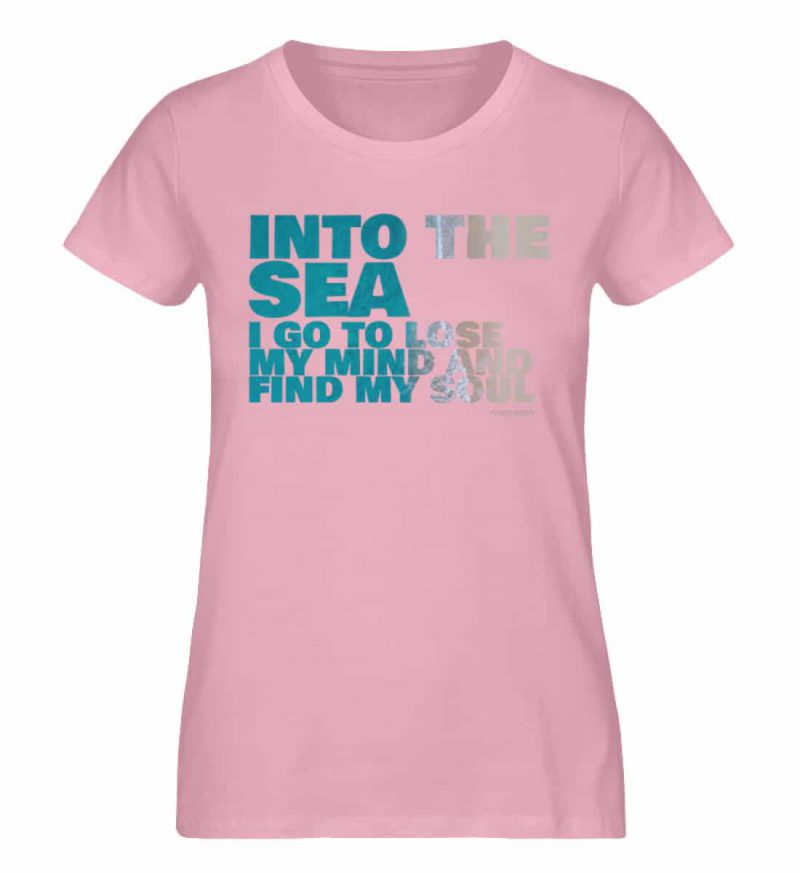 Into the Sea - Damen Premium Bio T-Shirt - cotton pink