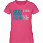 Into the Sea – Damen Premium Bio T-Shirt – pink punch