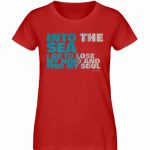 Into the Sea – Damen Premium Bio T-Shirt – red