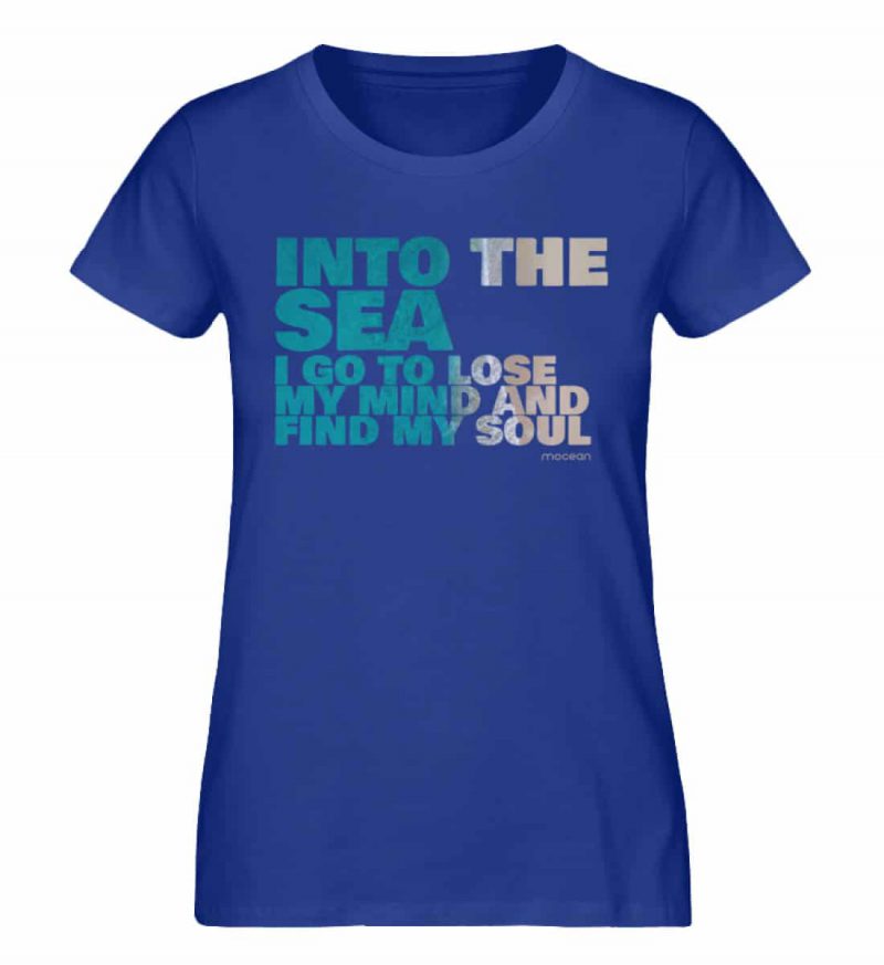 Into the Sea - Damen Premium Bio T-Shirt - royal blue