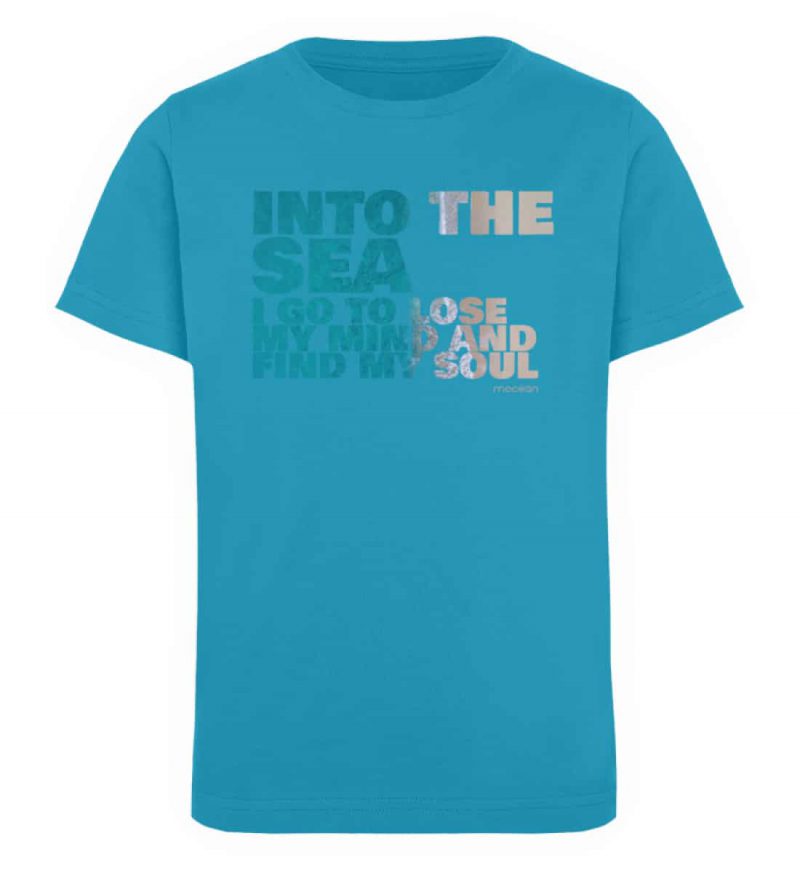 Into the Sea - Kinder Organic T-Shirt - azure