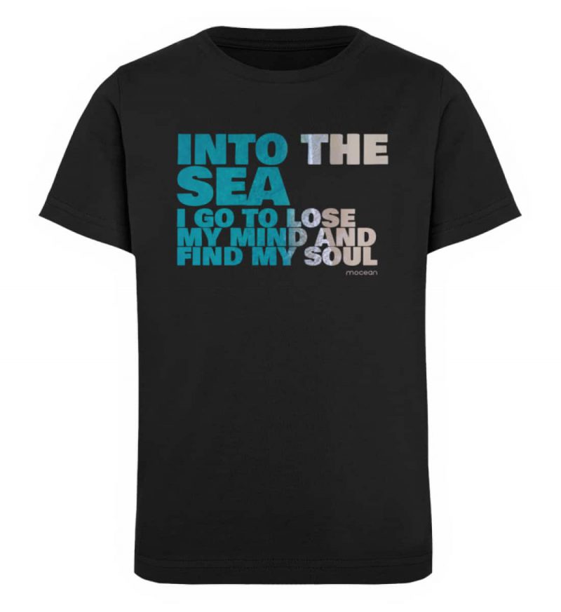 Into the Sea - Kinder Organic T-Shirt - black