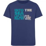 Into the Sea – Kinder Organic T-Shirt – french navy