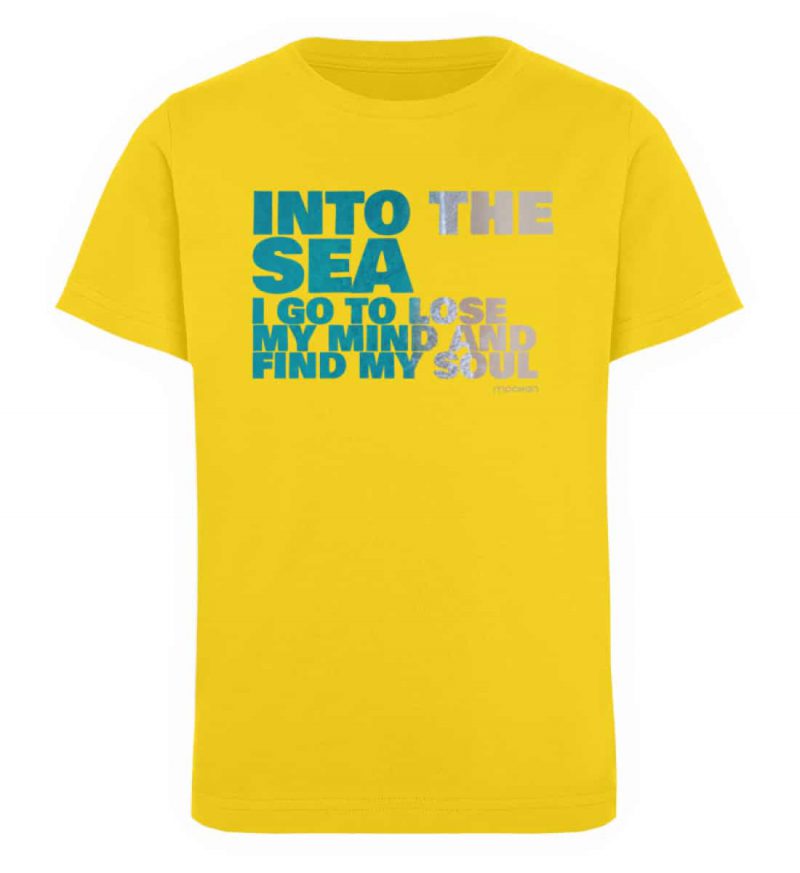 Into the Sea - Kinder Organic T-Shirt - golden yellow