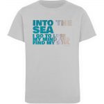 Into the Sea – Kinder Organic T-Shirt – heather grey