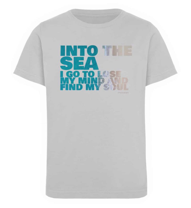 Into the Sea - Kinder Organic T-Shirt - heather grey