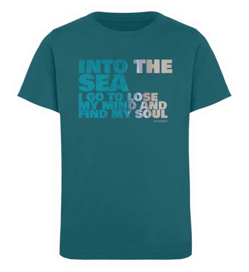 Into the Sea - Kinder Organic T-Shirt - ocean depth