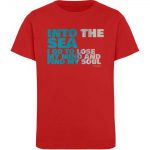 Into the Sea – Kinder Organic T-Shirt – red