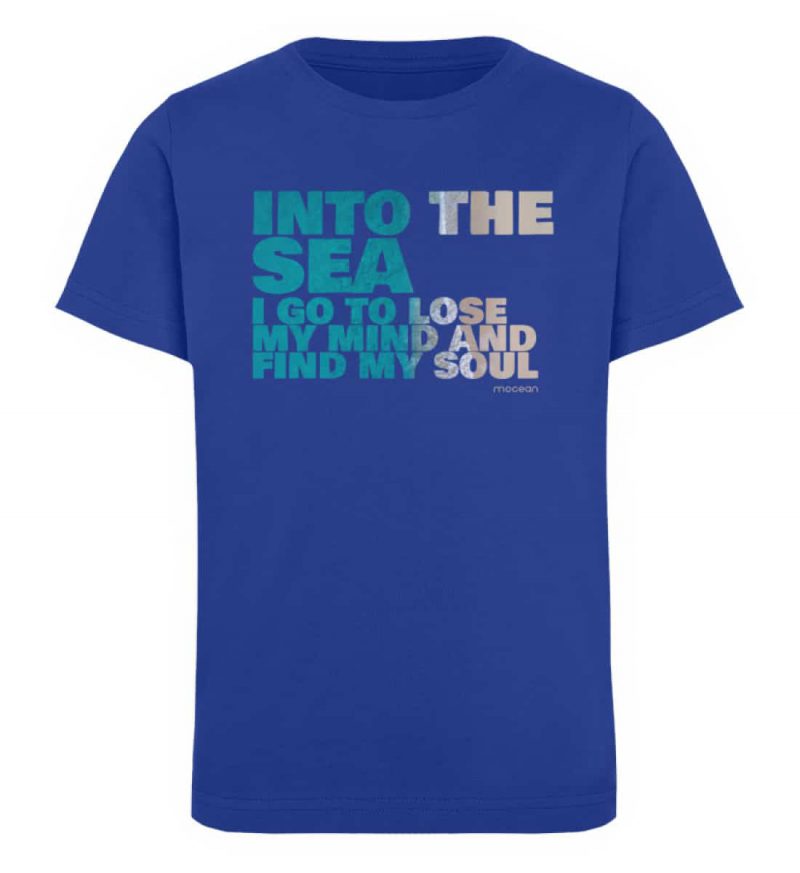 Into the Sea - Kinder Organic T-Shirt - royal blue