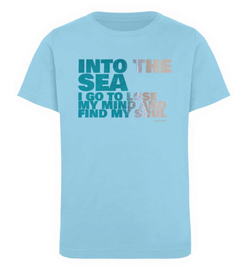 Into the Sea - Kinder Organic T-Shirt - sky blue