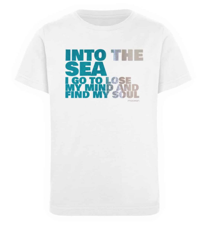 Into the Sea - Kinder Organic T-Shirt - white