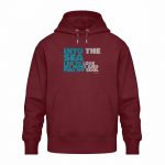 Into the Sea – Relaxed Bio Hoodie – burgundy