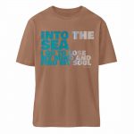 Into the Sea – Relaxed Bio T-Shirt – caramel