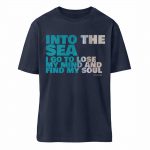 Into the Sea – Relaxed Bio T-Shirt – french navy