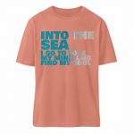 Into the Sea – Relaxed Bio T-Shirt – rose clay