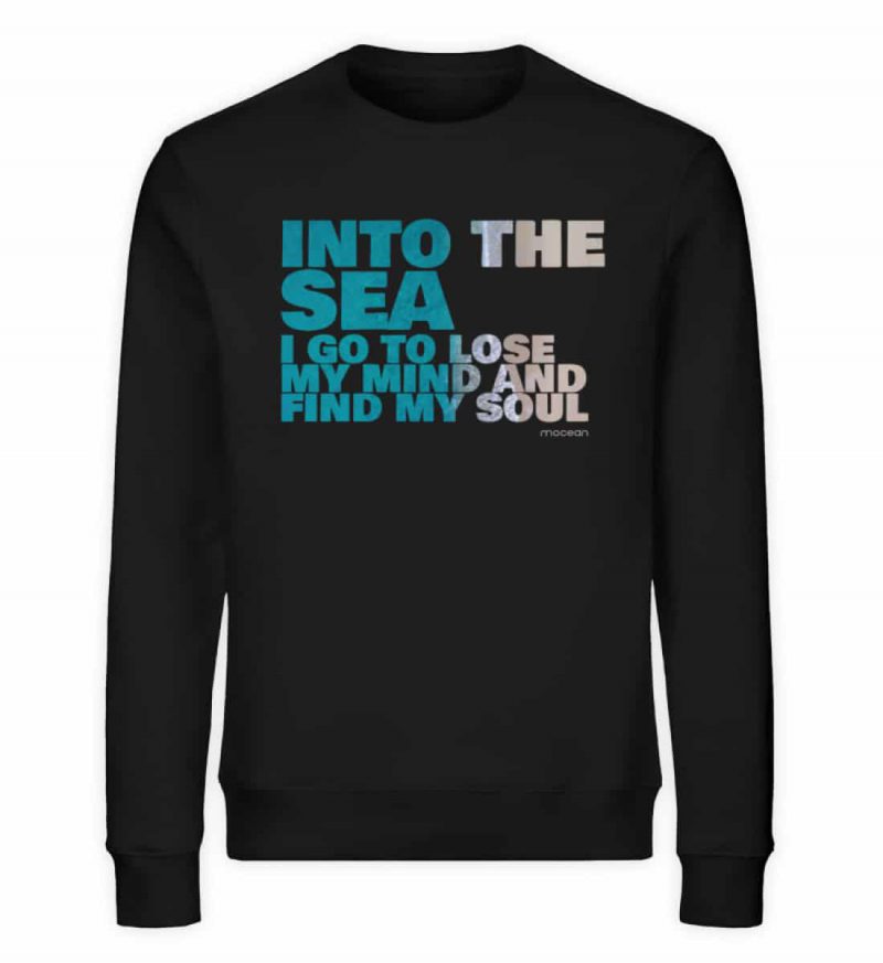 Into the Sea - Unisex Bio Sweater - black
