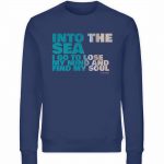 Into the Sea – Unisex Bio Sweater – navy blue