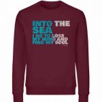 Into the Sea – Unisex Bio Sweater – burgundy