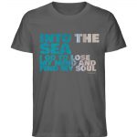 Into the Sea – Unisex Bio T-Shirt – anthracite