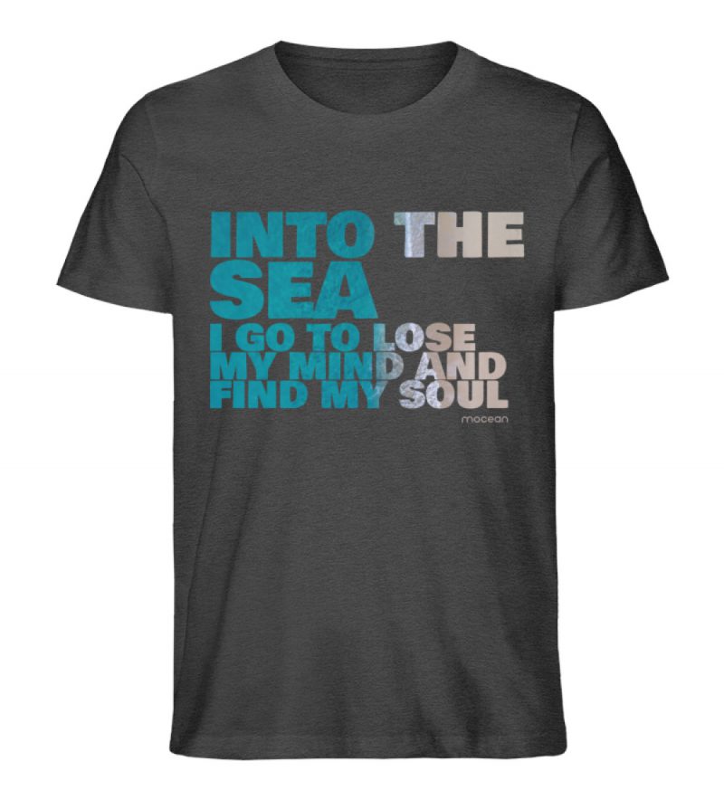 Into the Sea - Unisex Bio T-Shirt - dark heather grey