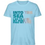 Into the Sea – Unisex Bio T-Shirt – sky blue