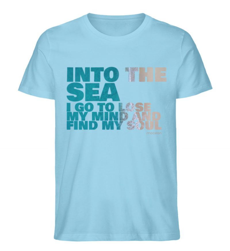 Into the Sea - Unisex Bio T-Shirt - sky blue