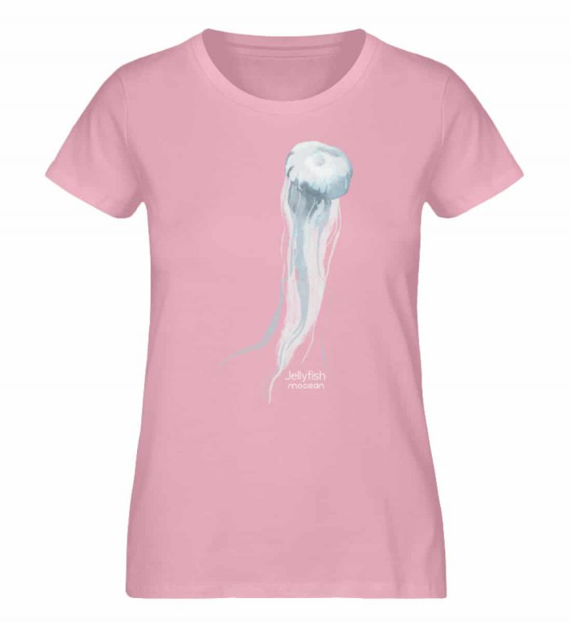 Jelly Fish - Damen Premium Bio T-Shirt - cotton pink