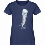 Jelly Fish – Damen Premium Bio T-Shirt – French navy