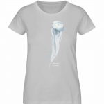 Jelly Fish – Damen Premium Bio T-Shirt – heather grey