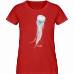 Jelly Fish – Damen Premium Bio T-Shirt – red