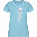 Jelly Fish – Damen Premium Bio T-Shirt – sky blue