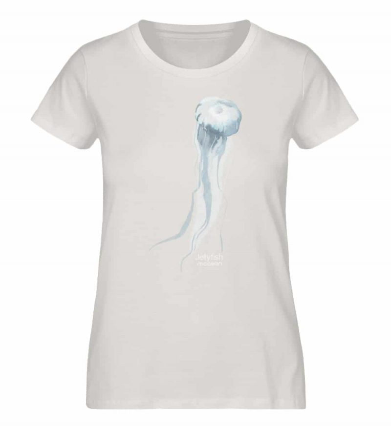 Jelly Fish - Damen Premium Bio T-Shirt - vintage white