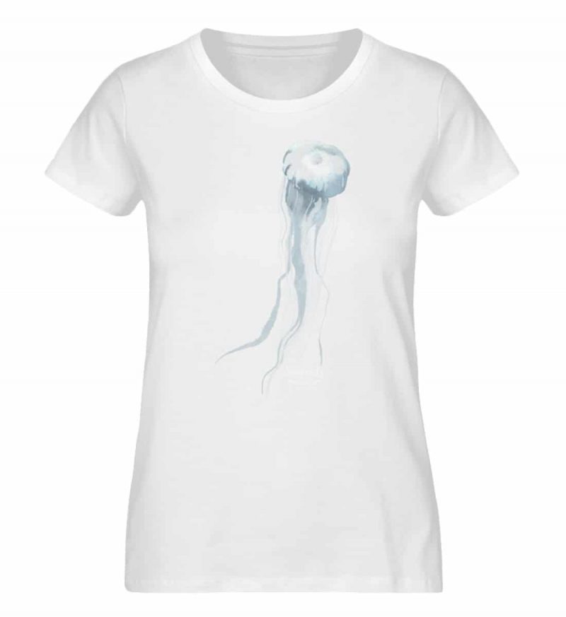 Jelly Fish - Damen Premium Bio T-Shirt - white