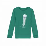 Jelly Fish – Kinder Bio Sweater – green