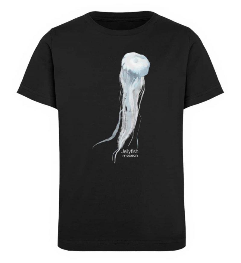 Jelly Fish - Kinder Organic T-Shirt - black