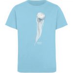 Jelly Fish – Kinder Organic T-Shirt – sky blue