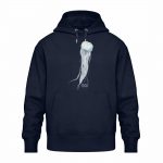 Jelly Fish – Relaxed Bio Hoodie – navy