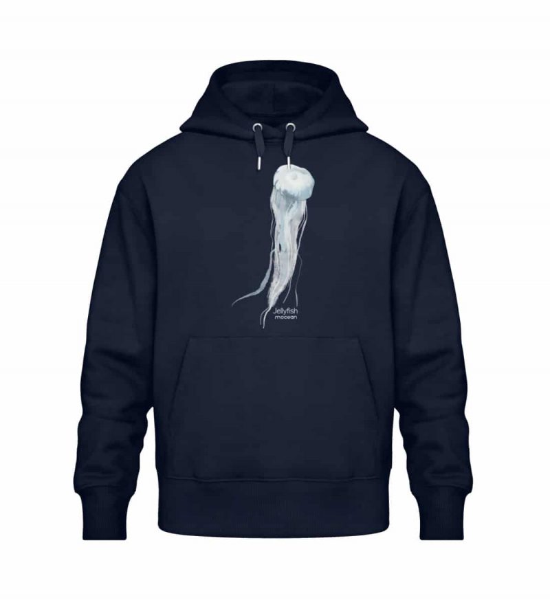 Jelly Fish - Relaxed Bio Hoodie - navy