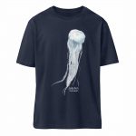 Jelly Fish – Relaxed Bio T-Shirt – french navy