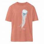 Jelly Fish – Relaxed Bio T-Shirt – rose clay